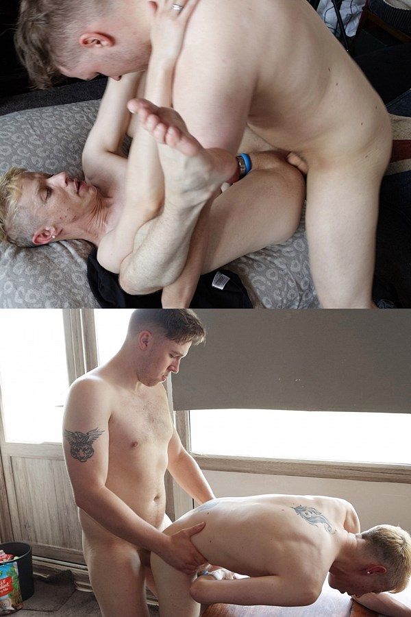 Hung Young Brit - muscle jock Luke Catton barebacks Polite Boy London in Dirty Dancing Real Deep Throat vs A Merciless Cocks 01